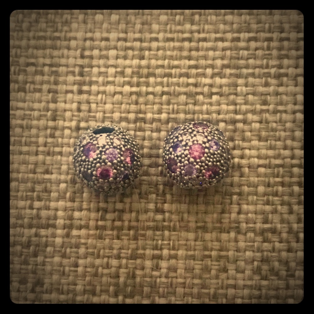 Pandora Purple Cosmic Stars Clip (2)